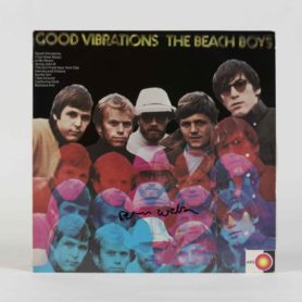 THE BEACH BOYS: Good Vibrations, EMI Records, Signed Brian Wilson, condition E