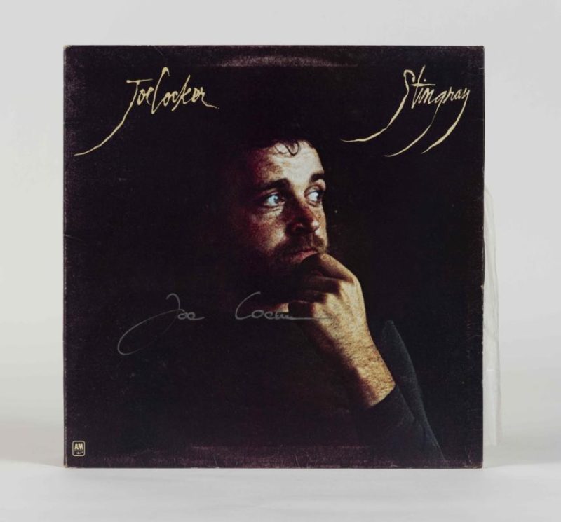 JOE COCKER: Stingray, A&M Records, 1976, signed by Joe Cocker, condition E