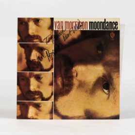VAN MORRISON: Moondance, Warner Bros, 1970, inscribed “To Richard, best wishes Van Morrison”, condition E