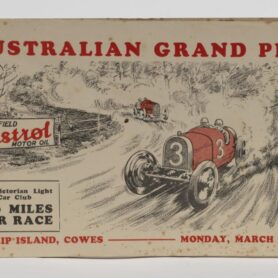 PHILLIP ISLAND: Official Program of the March 23 1931 Victorian Light Car Club