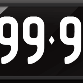VIC Numerical Number Plate ‘999.985’ finished in Prestige style with one standard and one slimline plate included. Sold with rights to display