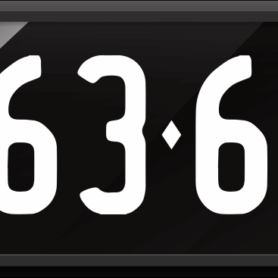 VIC Numerical Number Plate ‘363.636’ finished in Prestige style with one standard and one slimline plate included. Sold with rights to display
