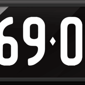 VIC Numerical Number Plate ‘769.000’ finished in Prestige style with one standard and one slimline plate included. Sold with rights to display
